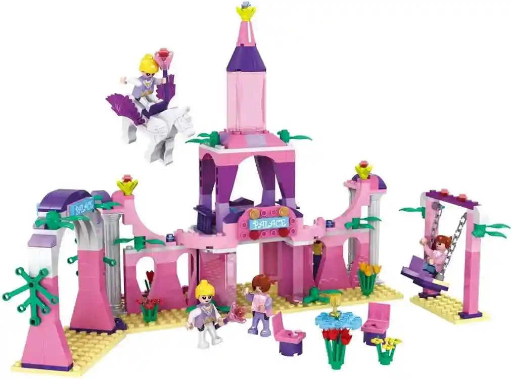 COGO Girls Princess Castle Building Play Set Christmas Toys for Girls 346 Pieces - Safqqa Egypt