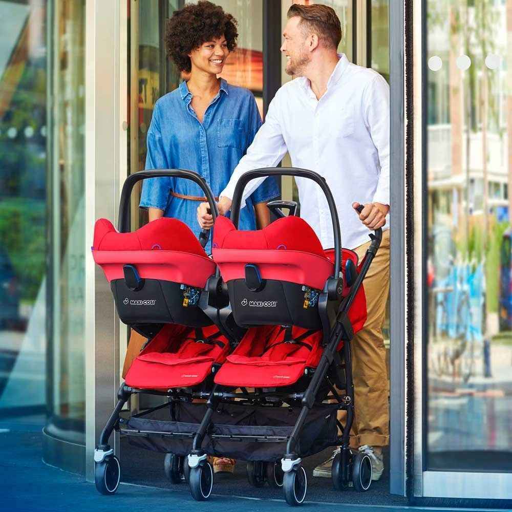 Maxi Cosi Dana For2 Stroller- Red Orchid - Safqqa Egypt