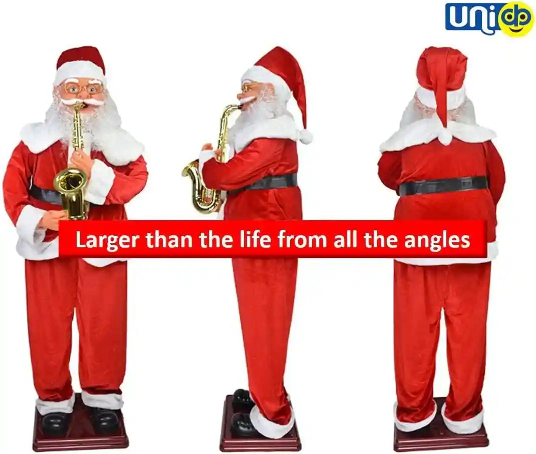 Santa Claus Statue - Life-Size Animated Christmas Outdoor Decoration with Music and Dancing - Safqqa Egypt
