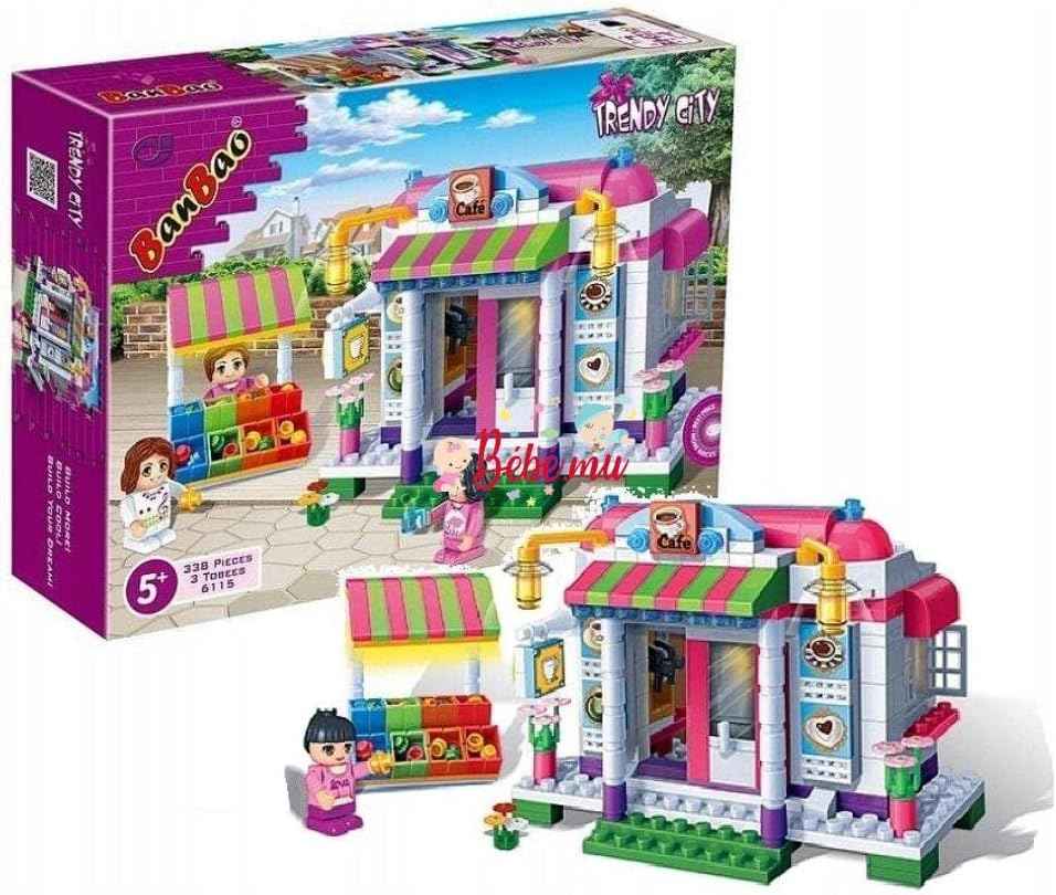 Construction Toys Building Bricks Café - Trend City Banbao 6115 - Safqqa Egypt