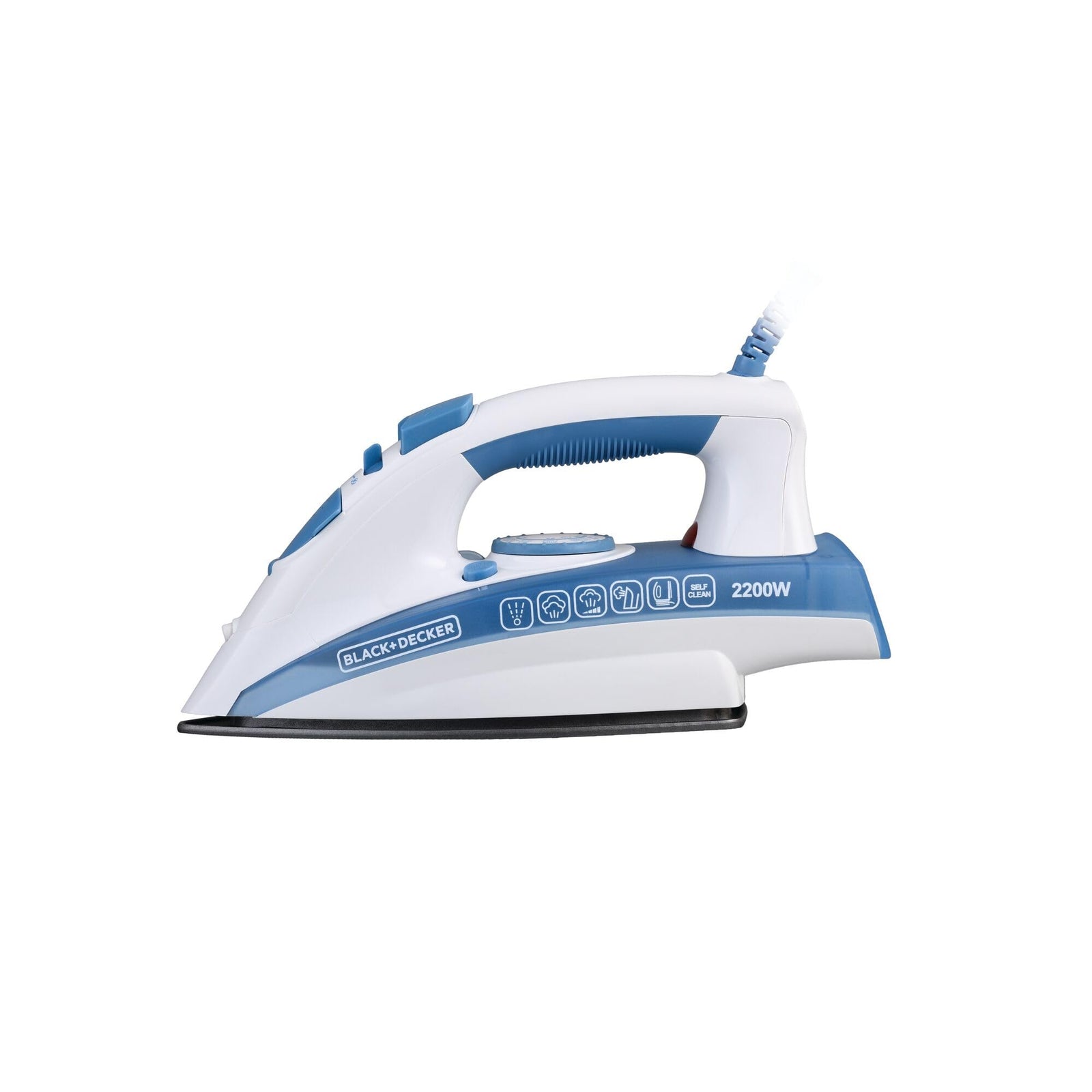 مكواة بخار بلاك + ديكر 2000 واط بقاعدة سيراميك (X2000-B5)  لتوفير أداء قوي وسريع. تعمل بقوة 2000 واط لتسخين سريع وبخار مستمر يزيل التجاعيد العنيدة بكفاءة. تتميز القاعدة السيراميكية بانزلاق سلس على مختلف أنواع الأقمشة وتوزيع متساوٍ للحرارة