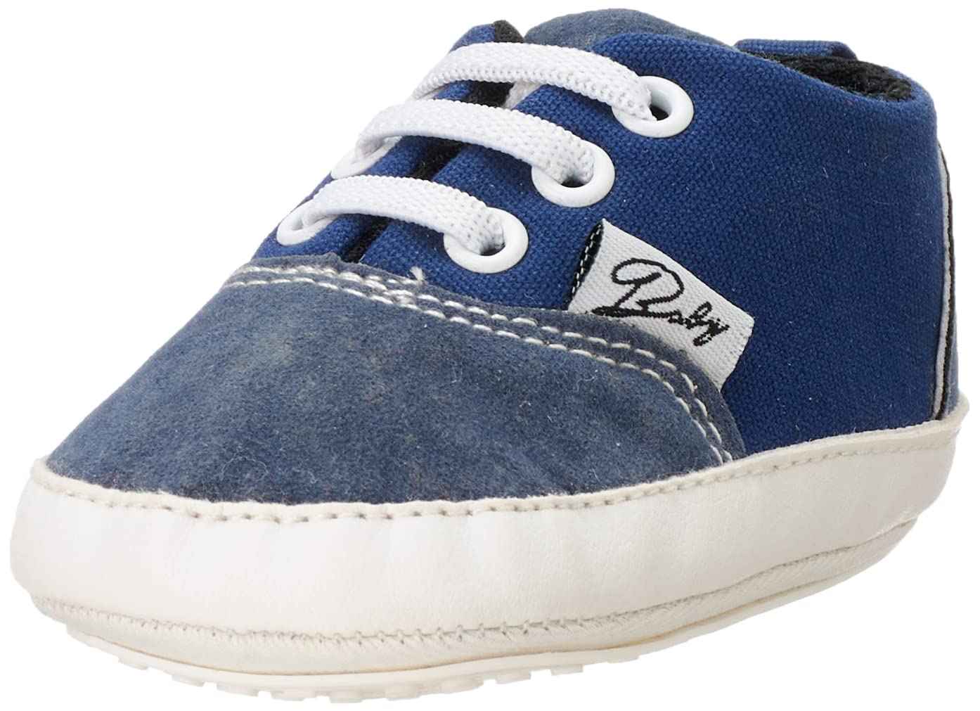 Mix and Max Pull-Tab Contrast Stitching Low-Top Lace-Up Shoes for Boys - Safqqa Egypt