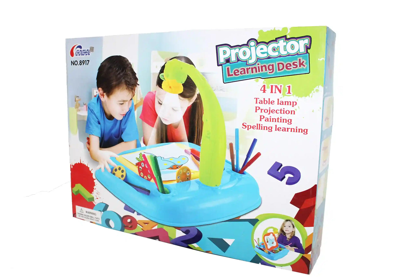 Projector learning desk boy toys, girl toys, birthday gift, Christmas gift, growth, fun, for kids. - Safqqa Egypt