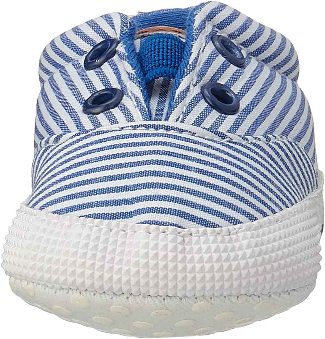 Mix and max elastic-insert striped low-top slip-on shoes for boys - Safqqa Egypt