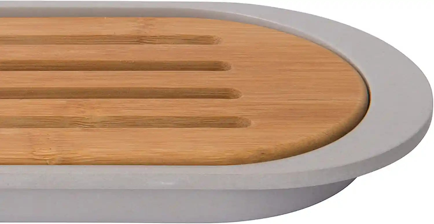 Berghoff - Bamboo Baguette Cutting Board with Crumb Tray (38.5x11.7x2.75 cm) - Safqqa Egypt