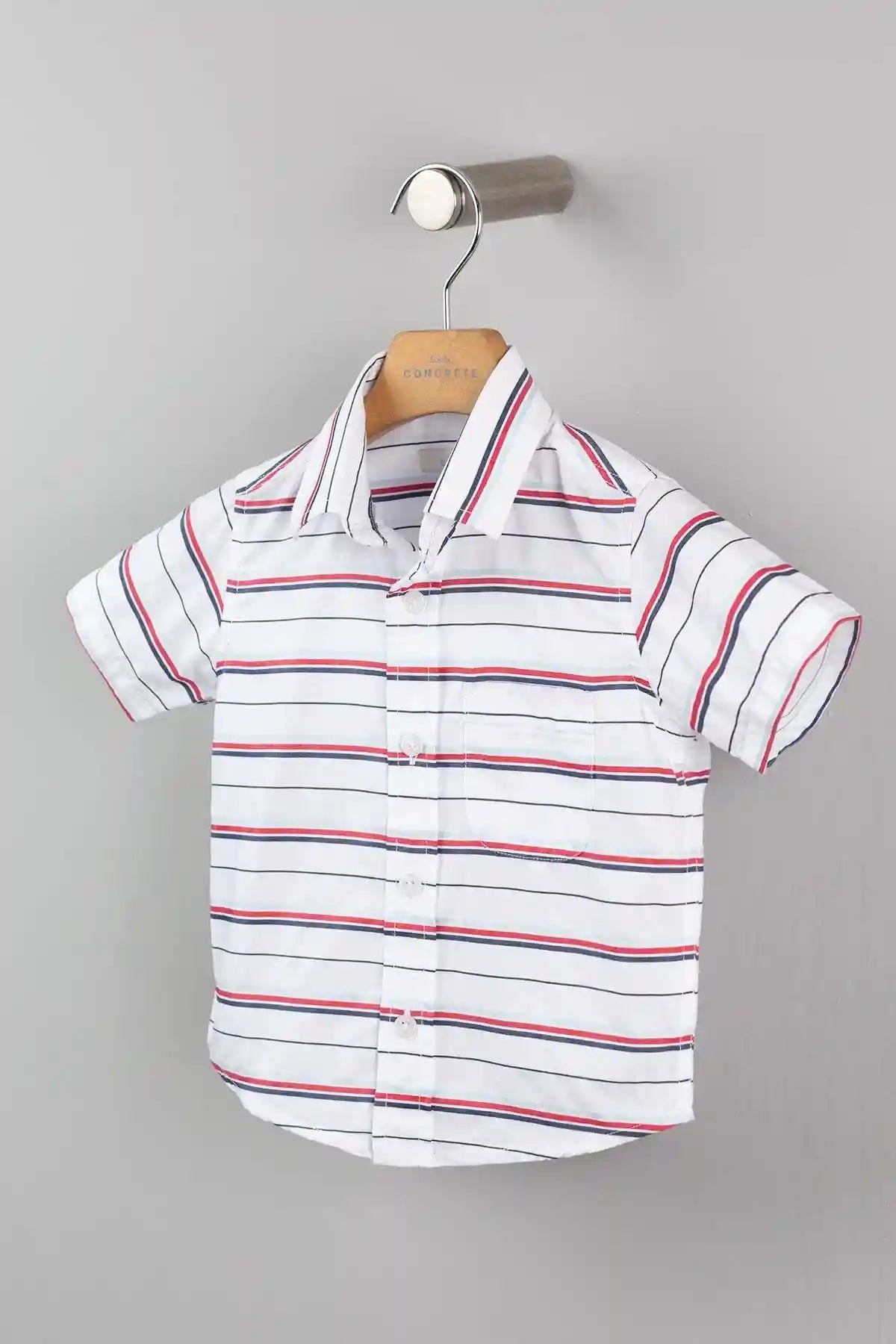 Concrete Boys Striped Shirt - Safqqa Egypt