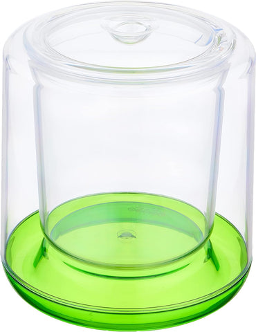 دلو ثلج Omada Happy Drink مع غطاء وملقط - أخضر، M3805VP