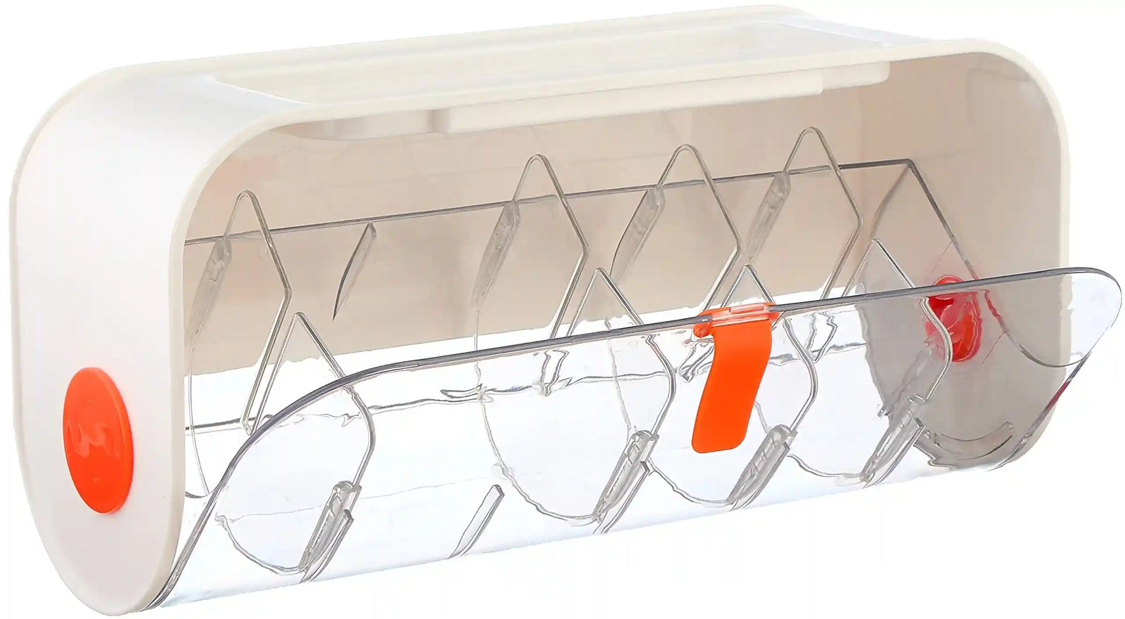 Acrylic Wall-Mounted Underwear Organizer Box - Clear White - Safqqa Egypt