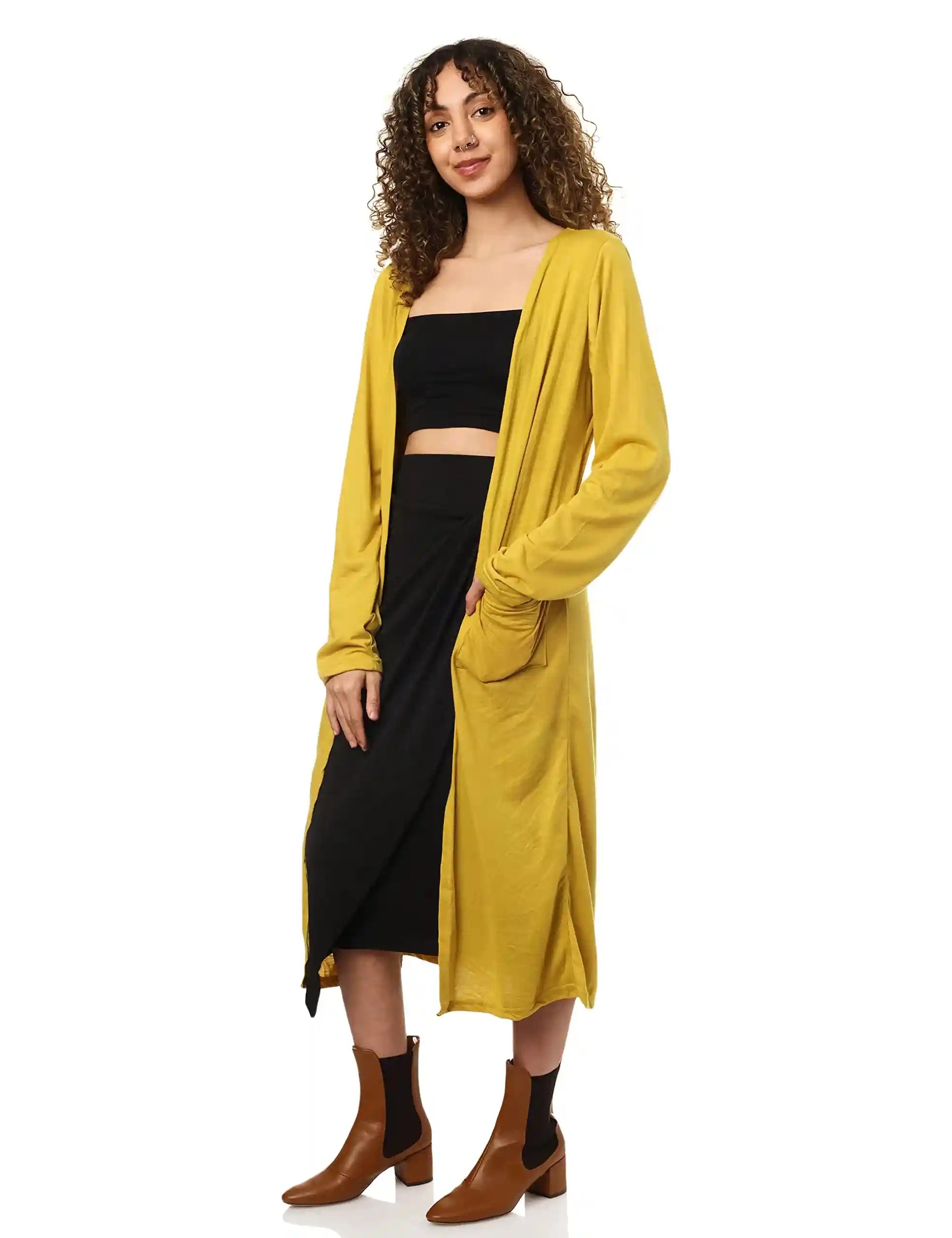 JAMILA Women long cardigan - Safqqa Egypt