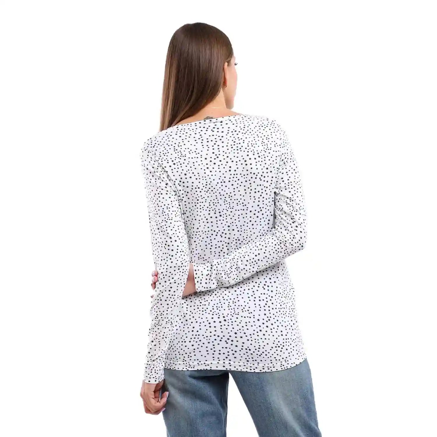ESLA Long sleeved printed top Blouses For Womens - Safqqa Egypt