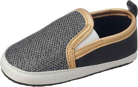 Mix & Max Faux Leather Elastic Side Panel Slip-On Shoes for Girls - Safqqa Egypt