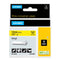 Dymo rhinopro vinyl labels, 112 mm x 5.5 m, black print on yellow, self-adhesive, 18432 - Safqqa Egypt