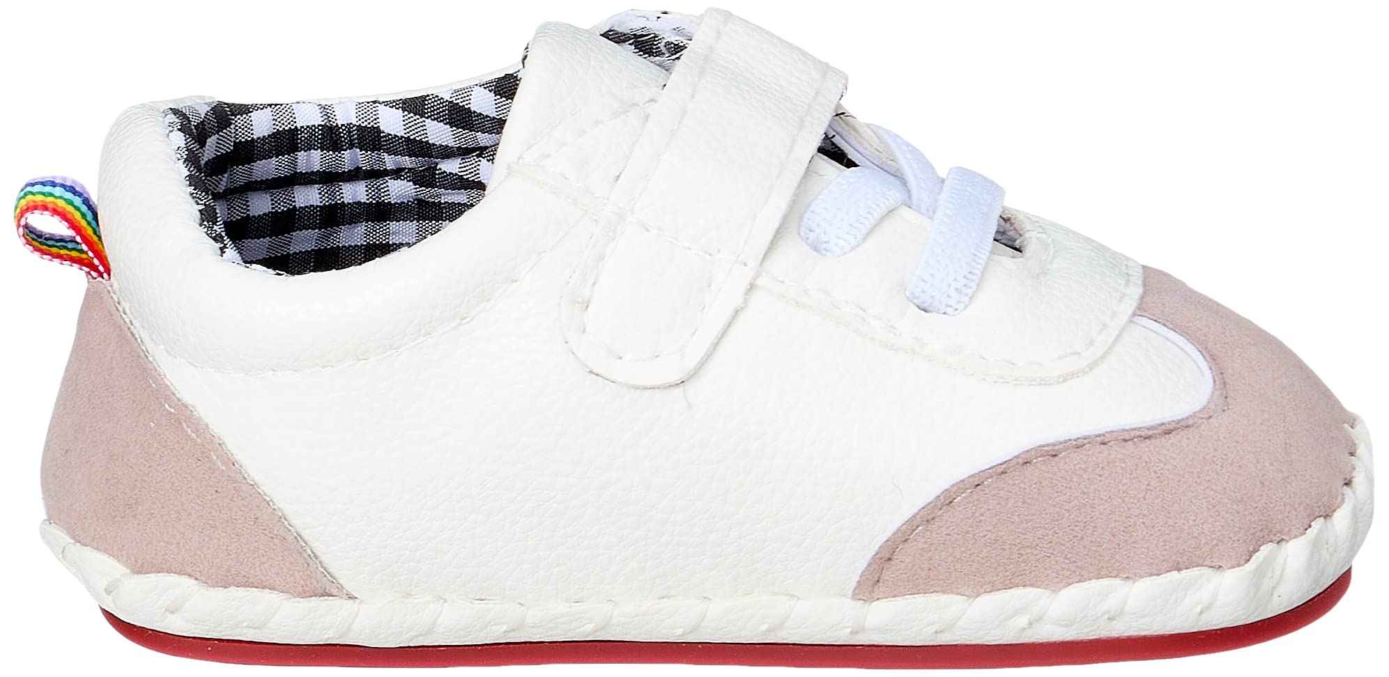 Mix and Max Chevron-Stripe Velcro-Strap Low-Top Lace-Up Shoes for Boys - Safqqa Egypt