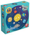Fluffy Bear Solar System Shaped Round Puzzle - 70 Pieces - Safqqa Egypt