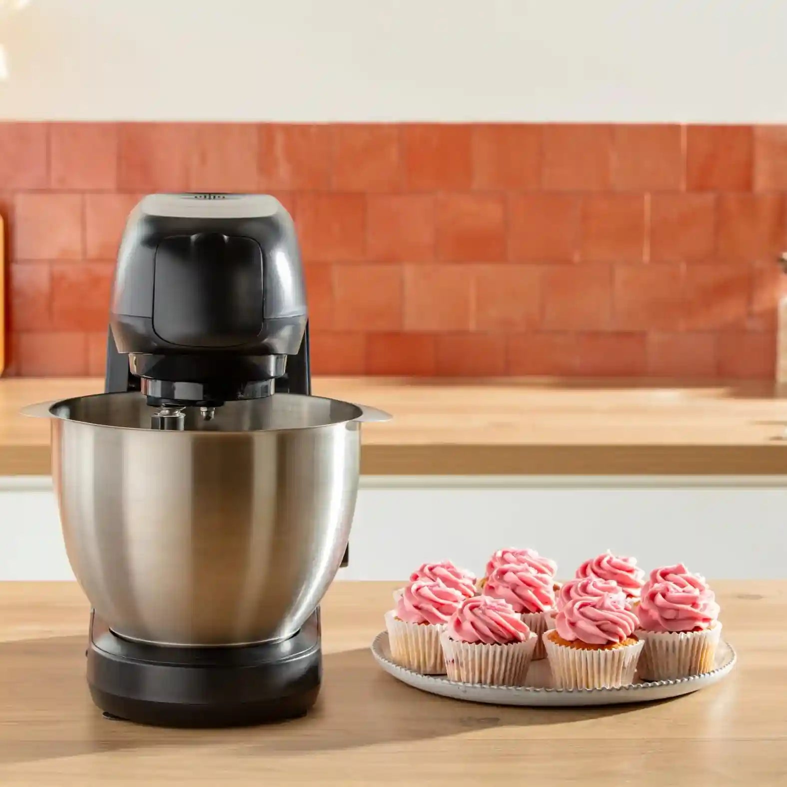 Moulinex Kitchen Machine | Bake Partner| 1100 W | Stand Mixer | 4.8 L Bowl | 8 Speeds + Pulse Function | Durable Performance | BakeGood Accessory Kit |QA525827 - Safqqa Egypt
