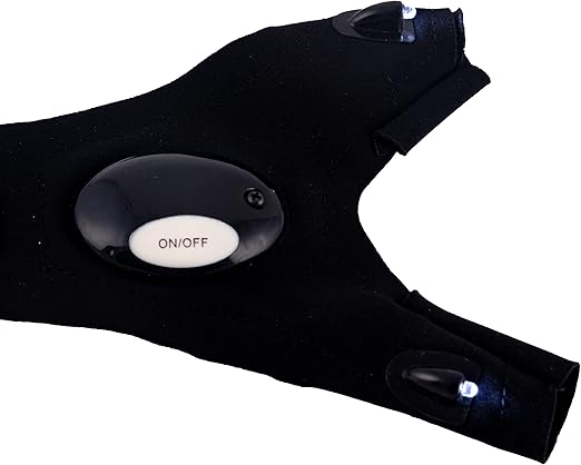 ماونتن جير قفاز مصباح يدوي Glovelite بضوء LED للأصابع (علبة تالفة)