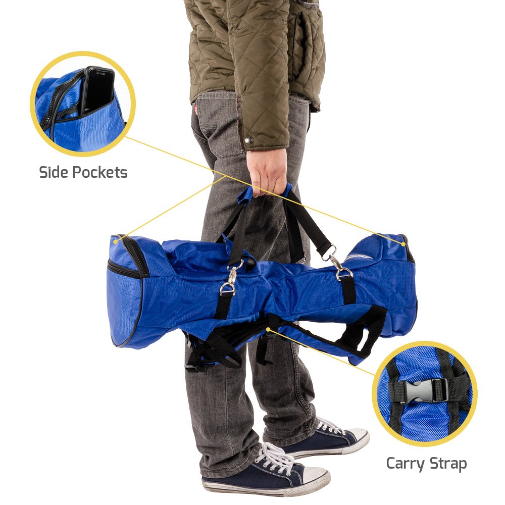 حقيبة حمل سكوتر سواغترون مزودة بحزام قابل للتعديل وجيب للشاحن ومقاومة للماء من النايلون 1680D – متوافقة مع الموديلات T1، T5، T500، T580، واريور، T8، T881، T882، هيرو، EVO