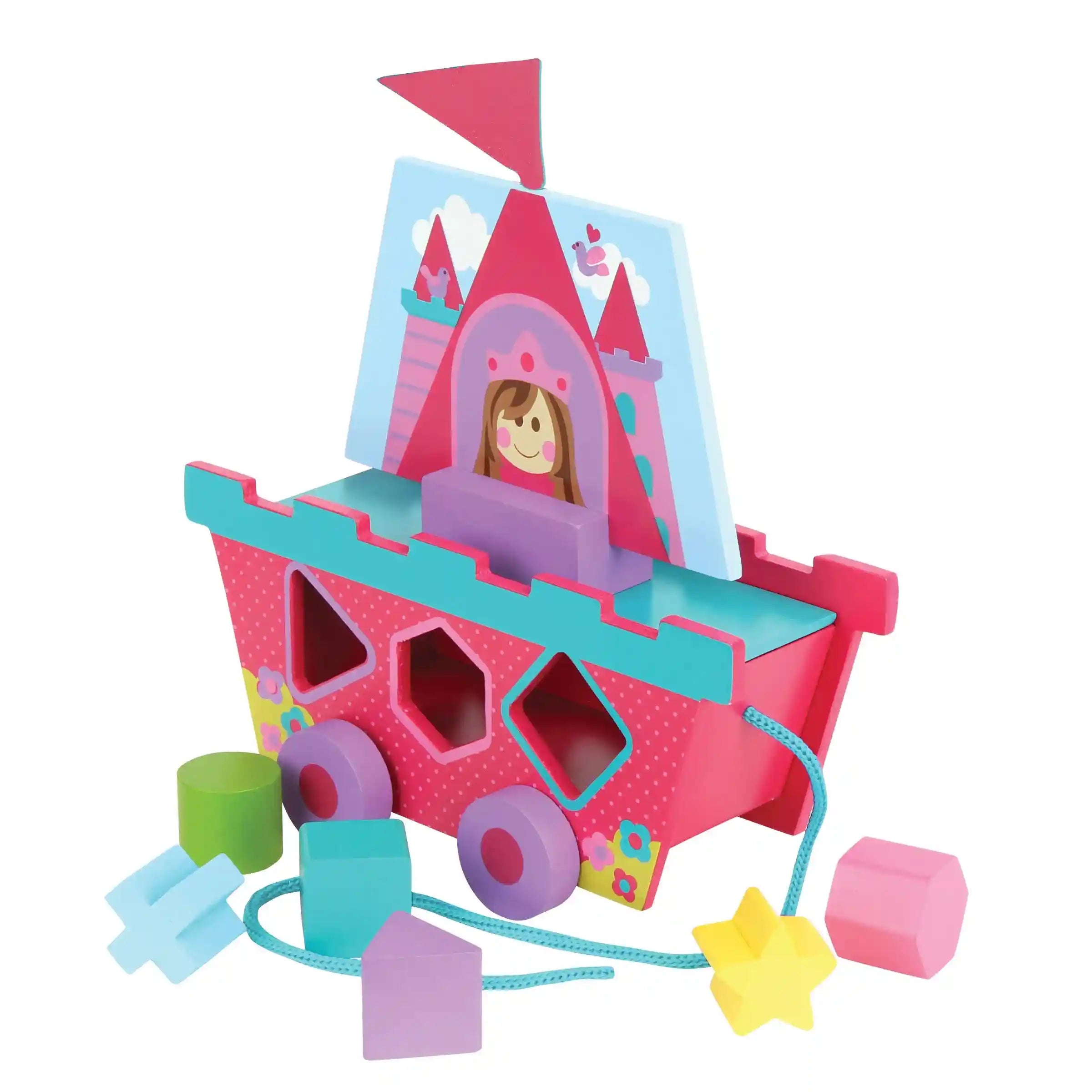 Stephen Joseph Wooden Shaped Princess Jigsaw Toy, Unisex - Safqqa Egypt