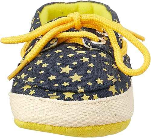 Mix and Max Girls' Star-Pattern Low-Top Lace-Up Boat Shoes - Safqqa Egypt