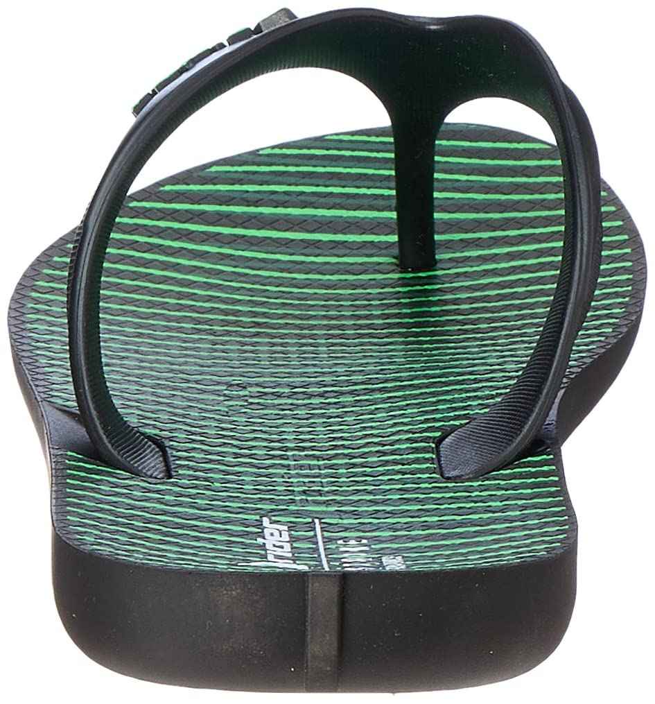 Rider Flip-Flop - Black/Black/Green - Safqqa Egypt
