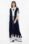 Nukhbaa Womens Premium Abaya Made With Fine Fabric, Comes With Matching Hijab AJ64A Hijab - Safqqa Egypt