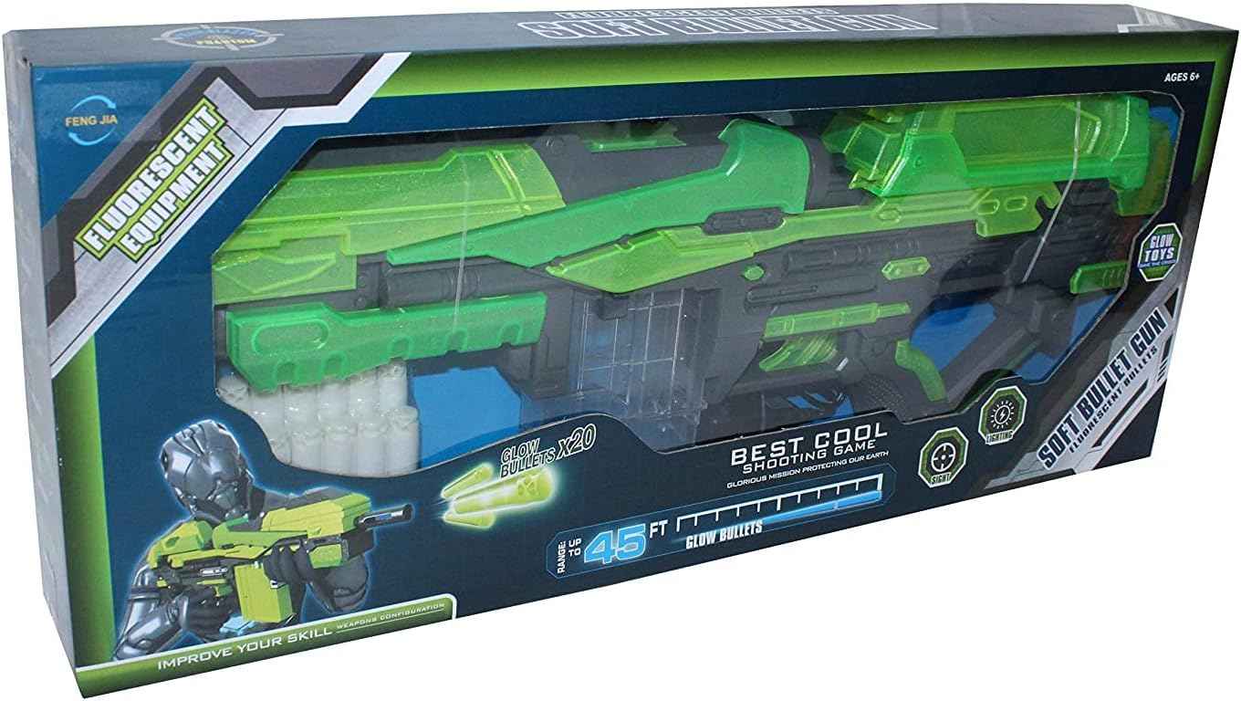 Feng Jia Fluorescent Shooting Gun Toy - Safqqa Egypt