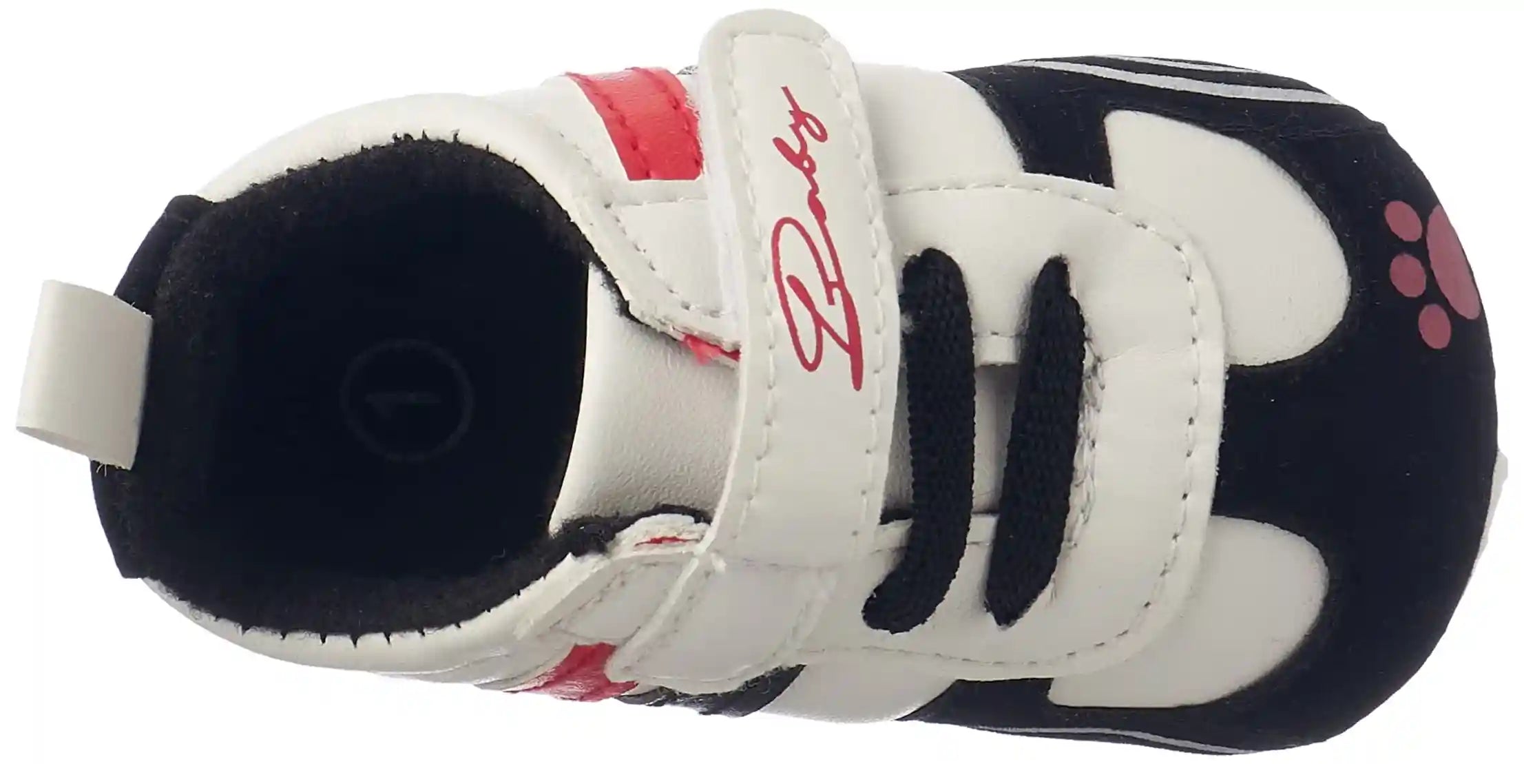 Mix and Max Paw-Print Velcro-Strap Low-Top Lace-Up Shoes for Boys - Safqqa Egypt