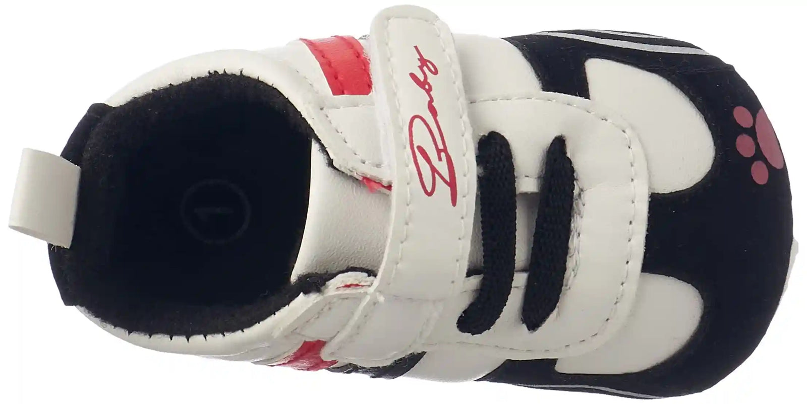 Mix and Max Paw-Print Velcro-Strap Low-Top Lace-Up Shoes for Boys - Safqqa Egypt