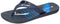 Rider Rubber Flip-Flop with Soft Padding - Black/Blue/White - Safqqa Egypt