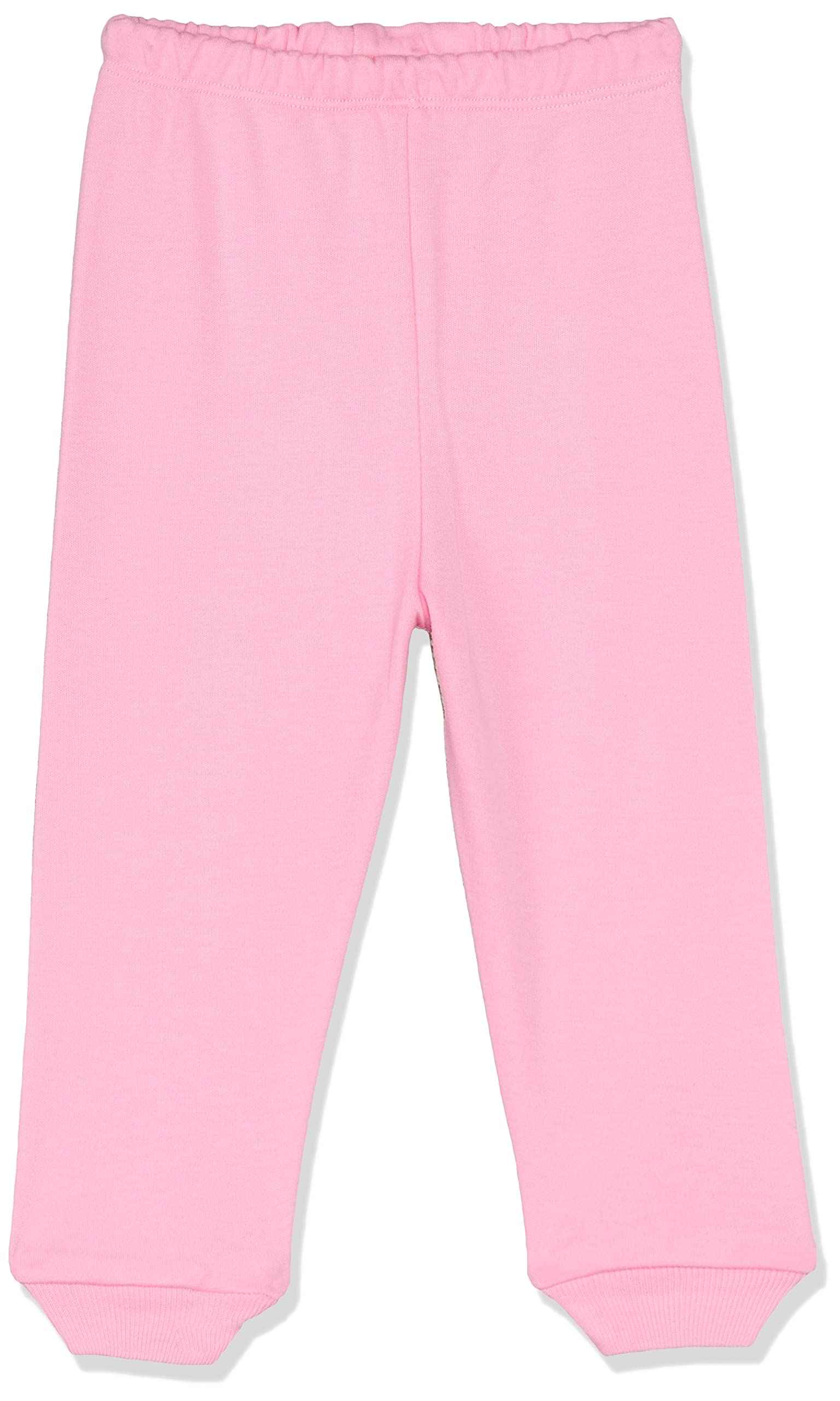 Skills Unisex Plain Elastic Cuffs Pants - Rose, 24 Months - Safqqa Egypt