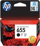 HP 655 Original Ink Advantage Cartridge Black
