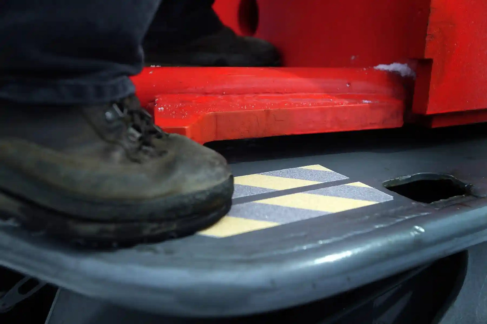 tesa 60951 Hazard Warning Black and Yellow Anti Slip Tape, 50 mm x 15 m - Safqqa Egypt