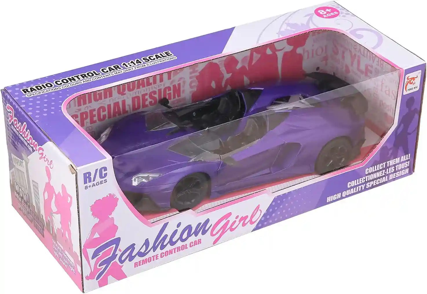 Feng Niu FN835-5B Lamborghini Car with Remote Control - Mauve - Safqqa Egypt