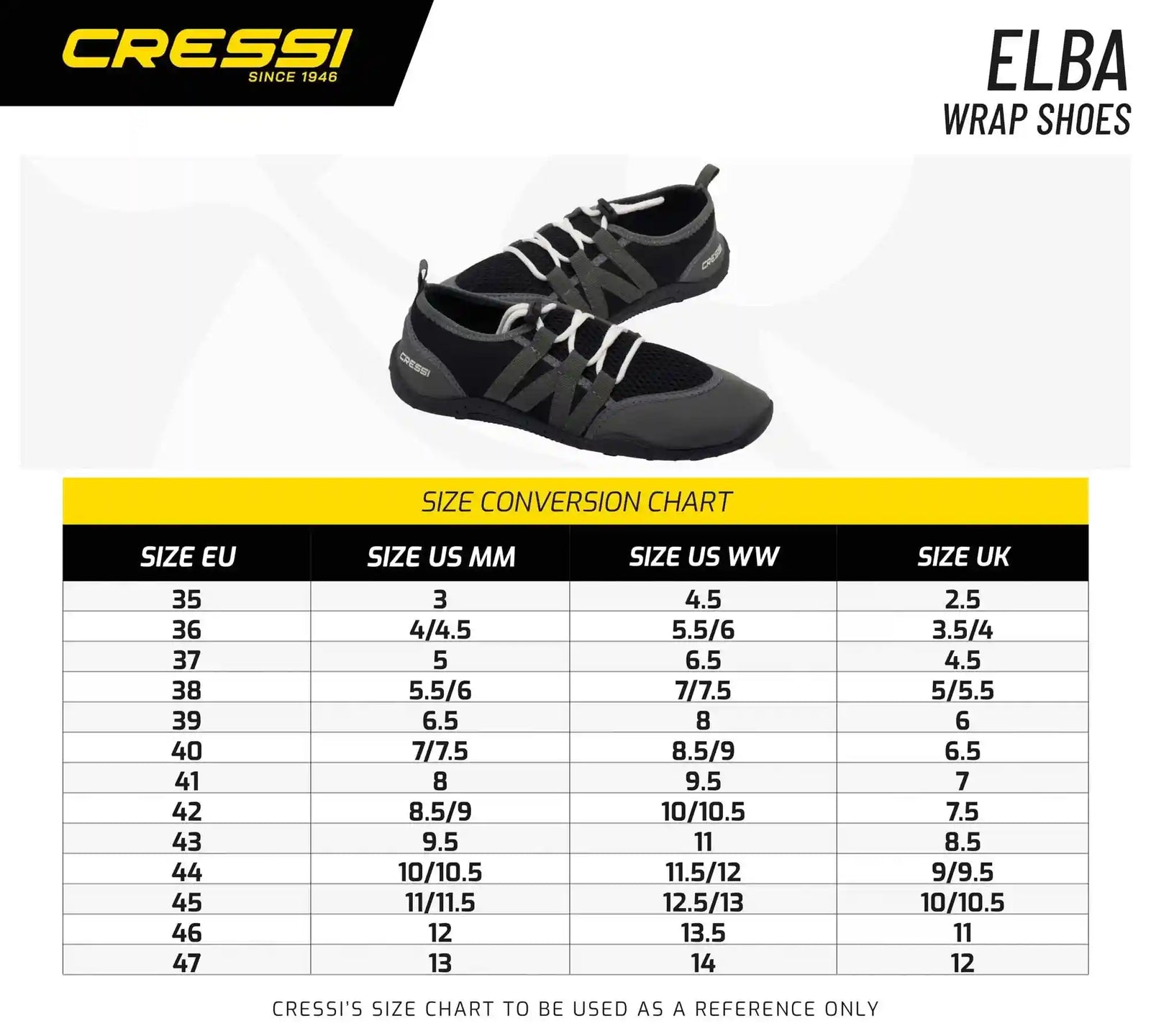 CRESSI Unisex-Adult Elba Water Shoes Shoes for all water sports - Safqqa Egypt