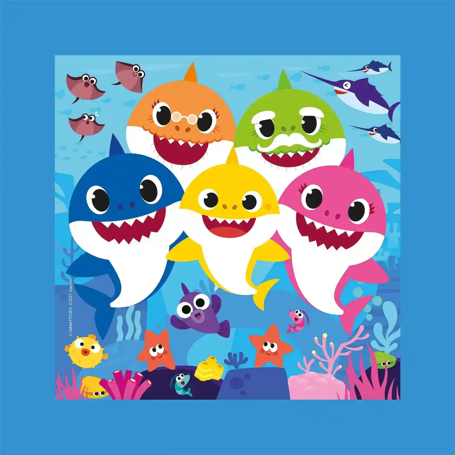Clementoni Puzzle Frame Me Up Baby Shark - 60 Pieces - Safqqa Egypt