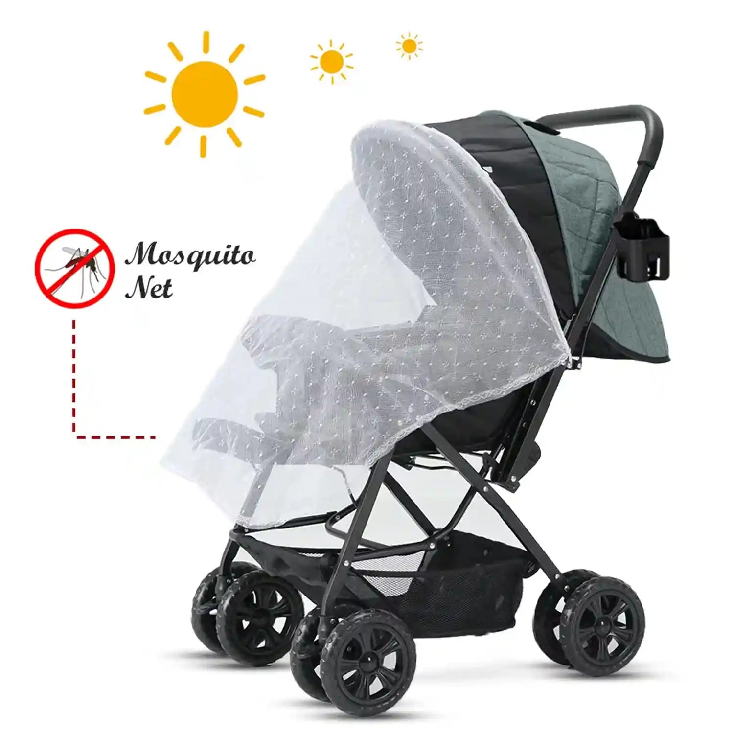 Teknum Reversible Look at Me Stroller - Dark Grey - Safqqa Egypt