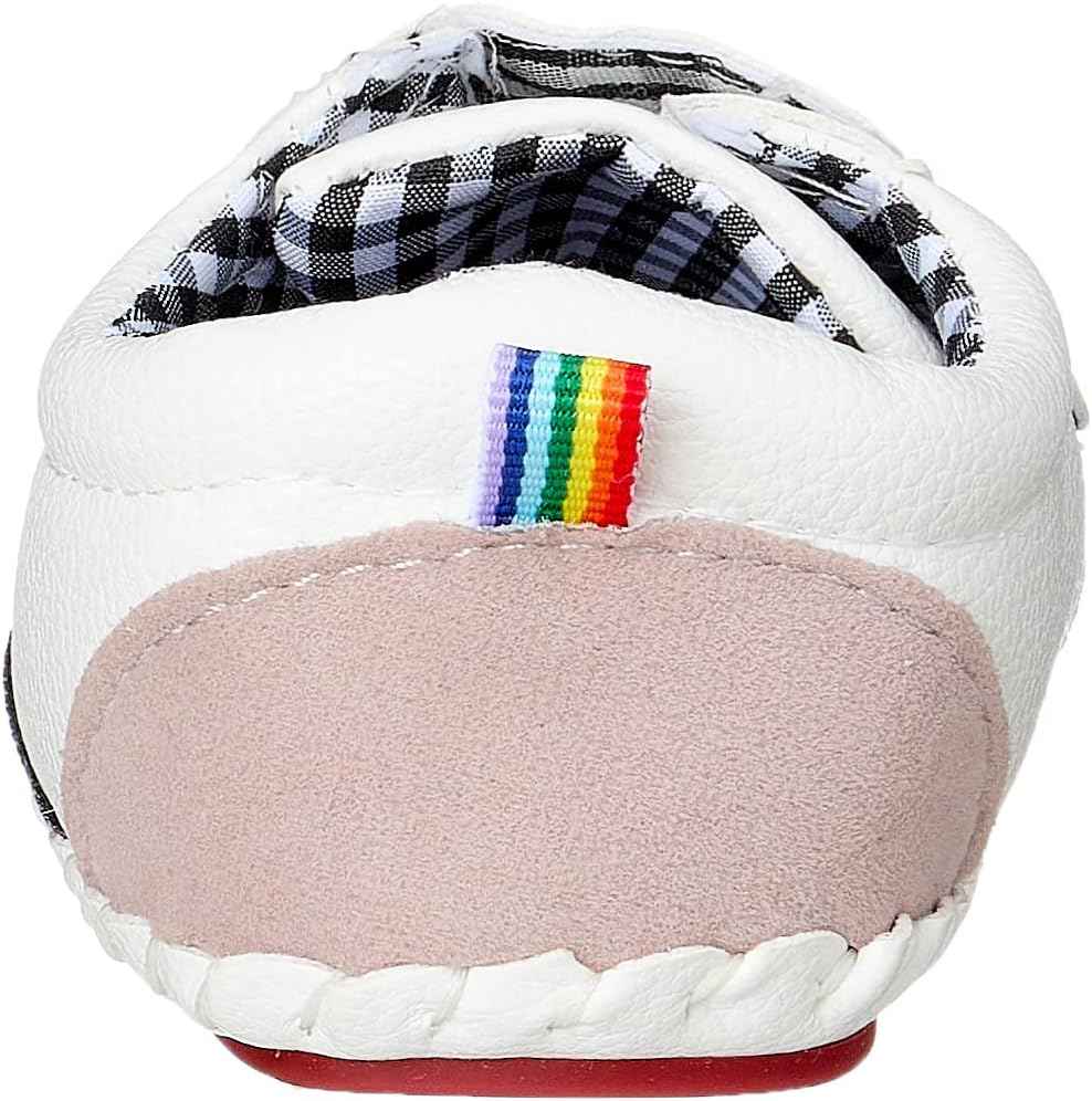 Mix and Max Chevron-Stripe Velcro-Strap Low-Top Lace-Up Shoes for Boys - Safqqa Egypt