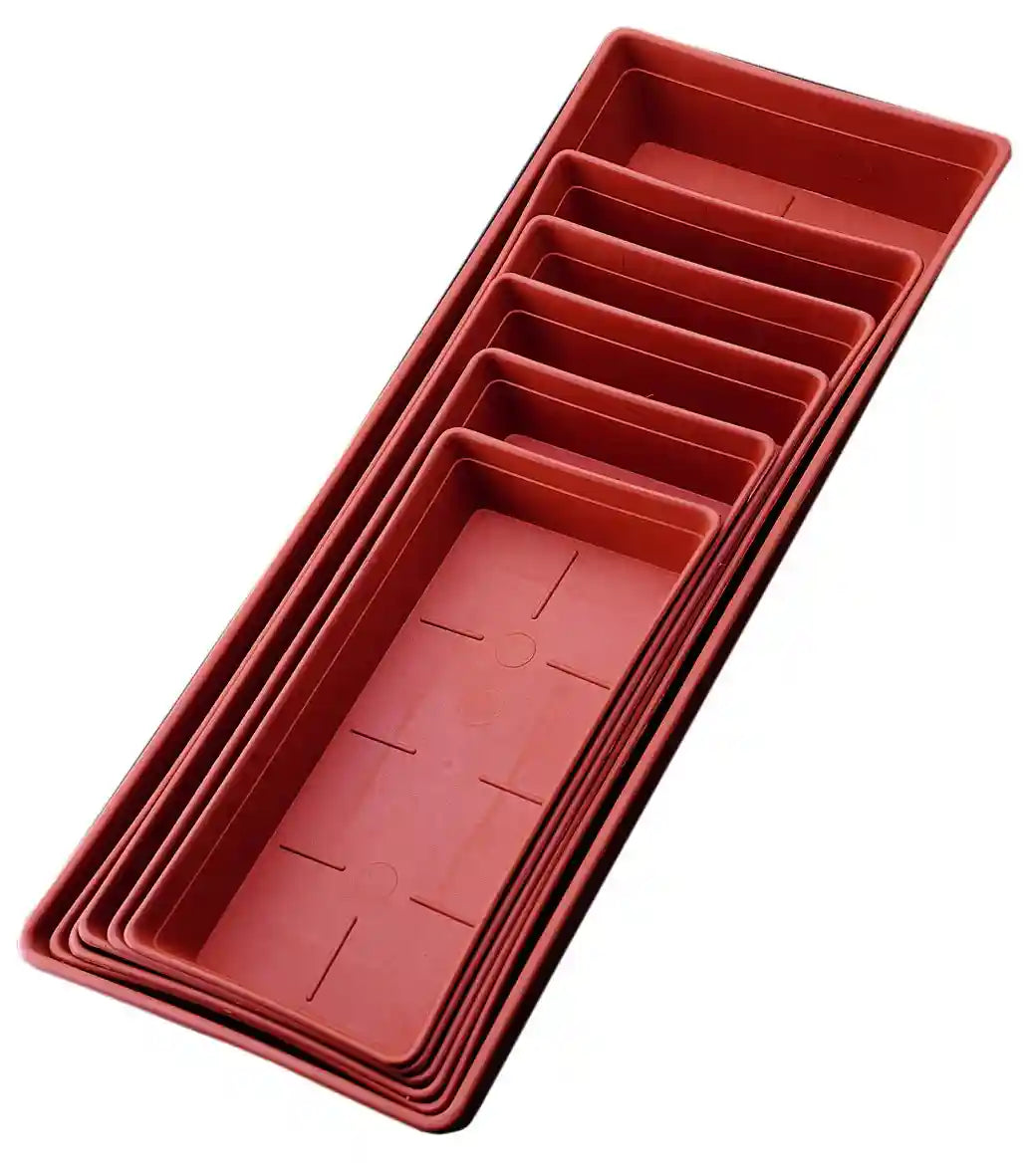 Bama Rectangular Saucer 45 X 19 Cm 20093 Terracotta, Made In Italy - Safqqa Egypt