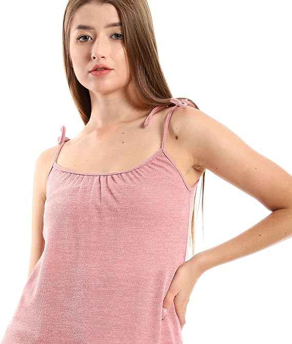 JAMILA Women Knitted Wide Round Collar Tiered Casual Dress DRESS - Safqqa Egypt