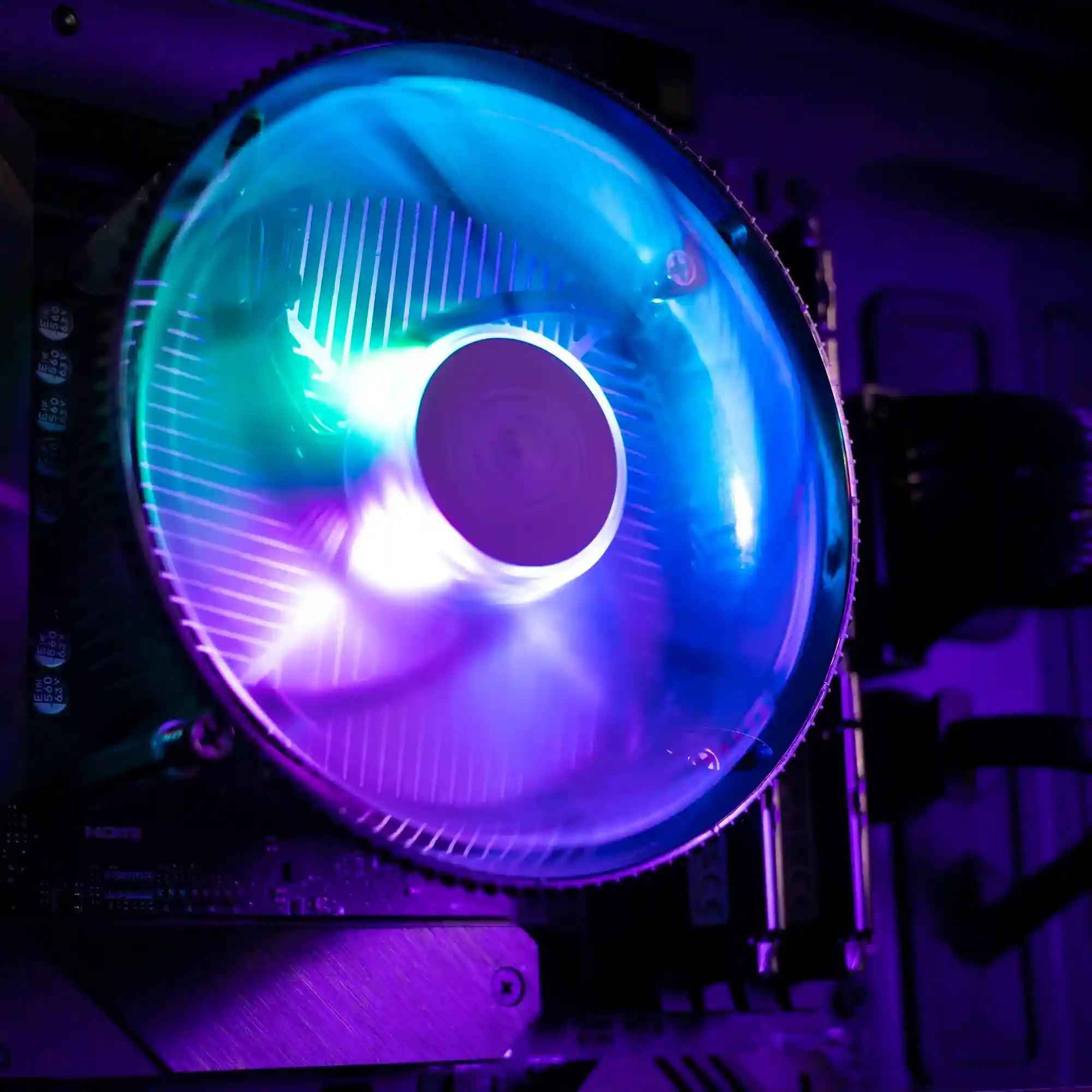 Cooler Master i70C LGA 1700 ARGB CPU Cooler Black - 12cm x 12cm x 7cm, 12V, 1.44W, 1800RPM, 37.08CFM, 28dBA, Compatible with Desktop PCs - Safqqa Egypt