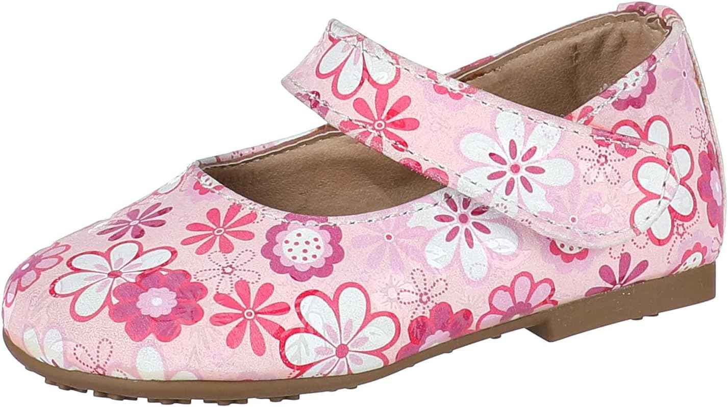 Skippy baby-girls Polyester Ballerina printed flowers for girls Ballet Flat - Safqqa Egypt