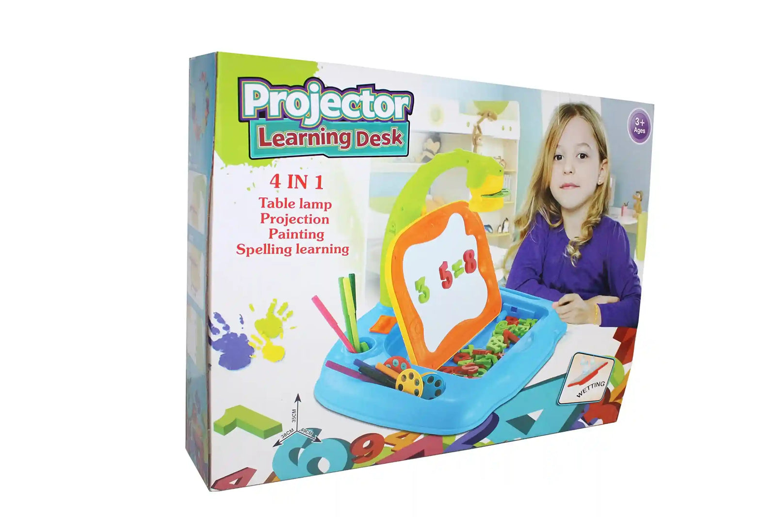Projector learning desk boy toys, girl toys, birthday gift, Christmas gift, growth, fun, for kids. - Safqqa Egypt