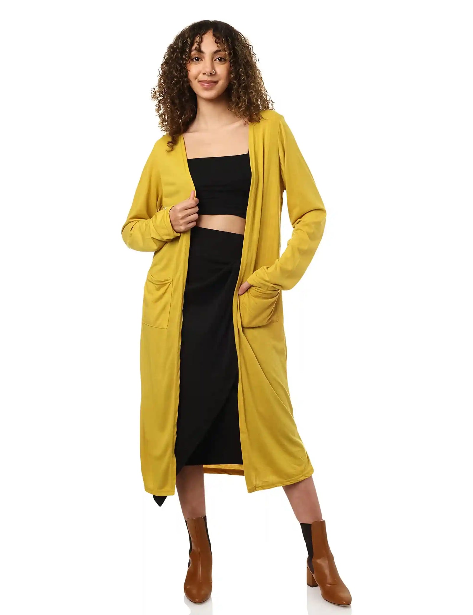 JAMILA Women long cardigan - Safqqa Egypt