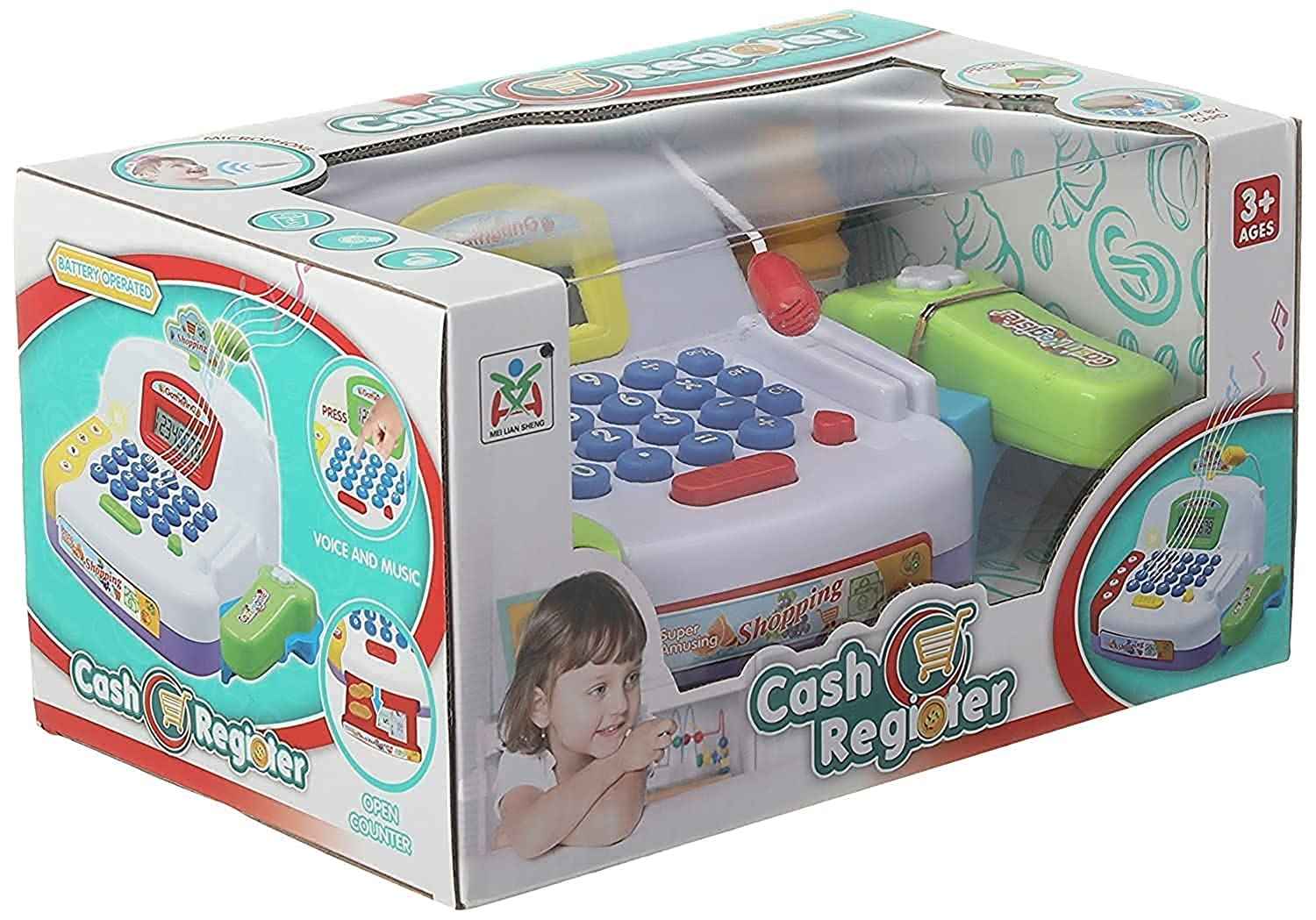 Mei Lian Sheng Cash Register Playset for Kids - Safqqa Egypt