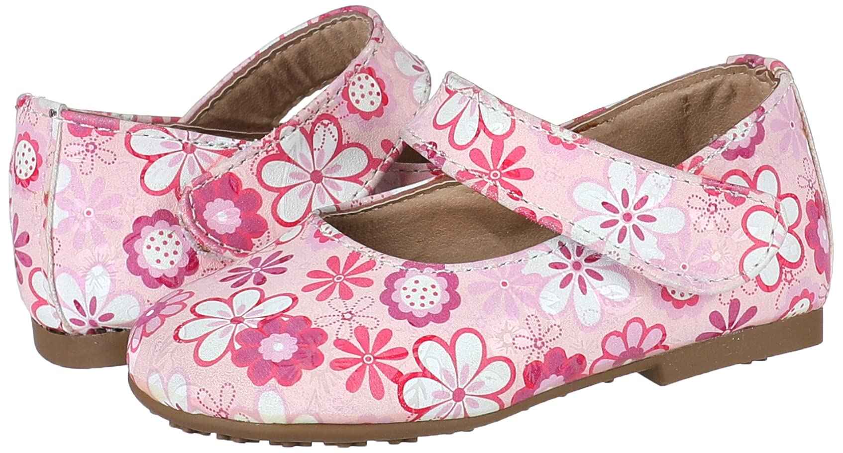 Skippy baby-girls Polyester Ballerina printed flowers for girls Ballet Flat - Safqqa Egypt
