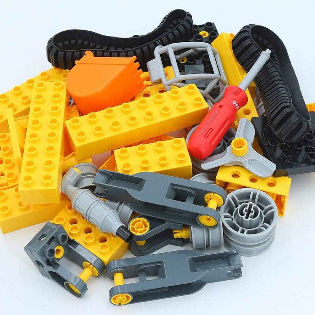 Dubie 401 Robot Shaped Building Blocks - 41 Pieces - Safqqa Egypt