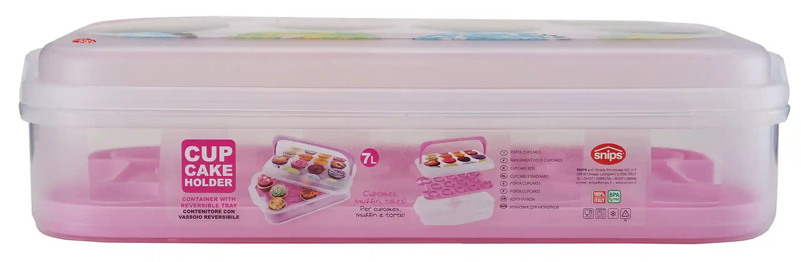 Snips Vintage Cupcake Holder, Pink, 44920 - Safqqa Egypt