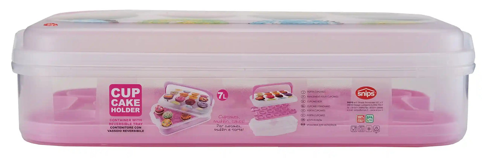 Snips Vintage Cupcake Holder, Pink, 44920 - Safqqa Egypt