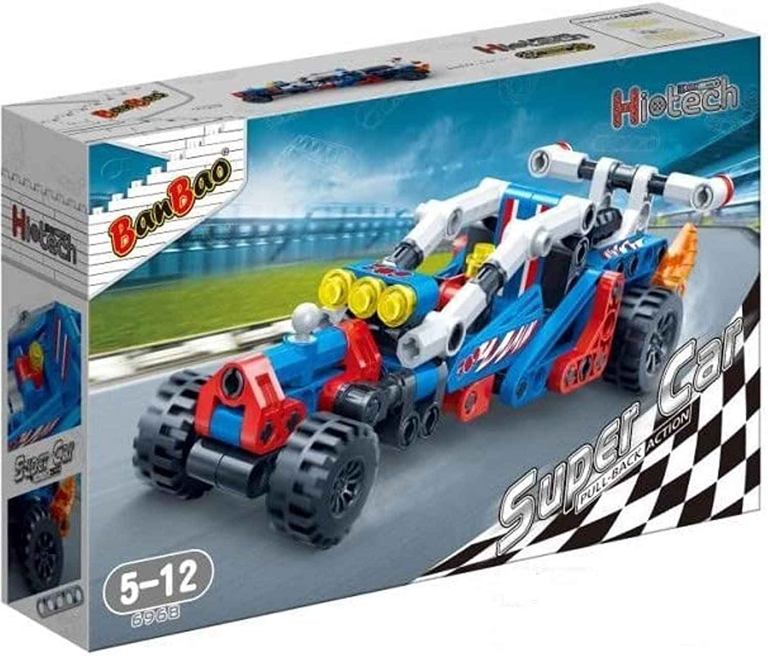 Banbao b6968 cars building blocks set children high simulation car models toy - Safqqa Egypt
