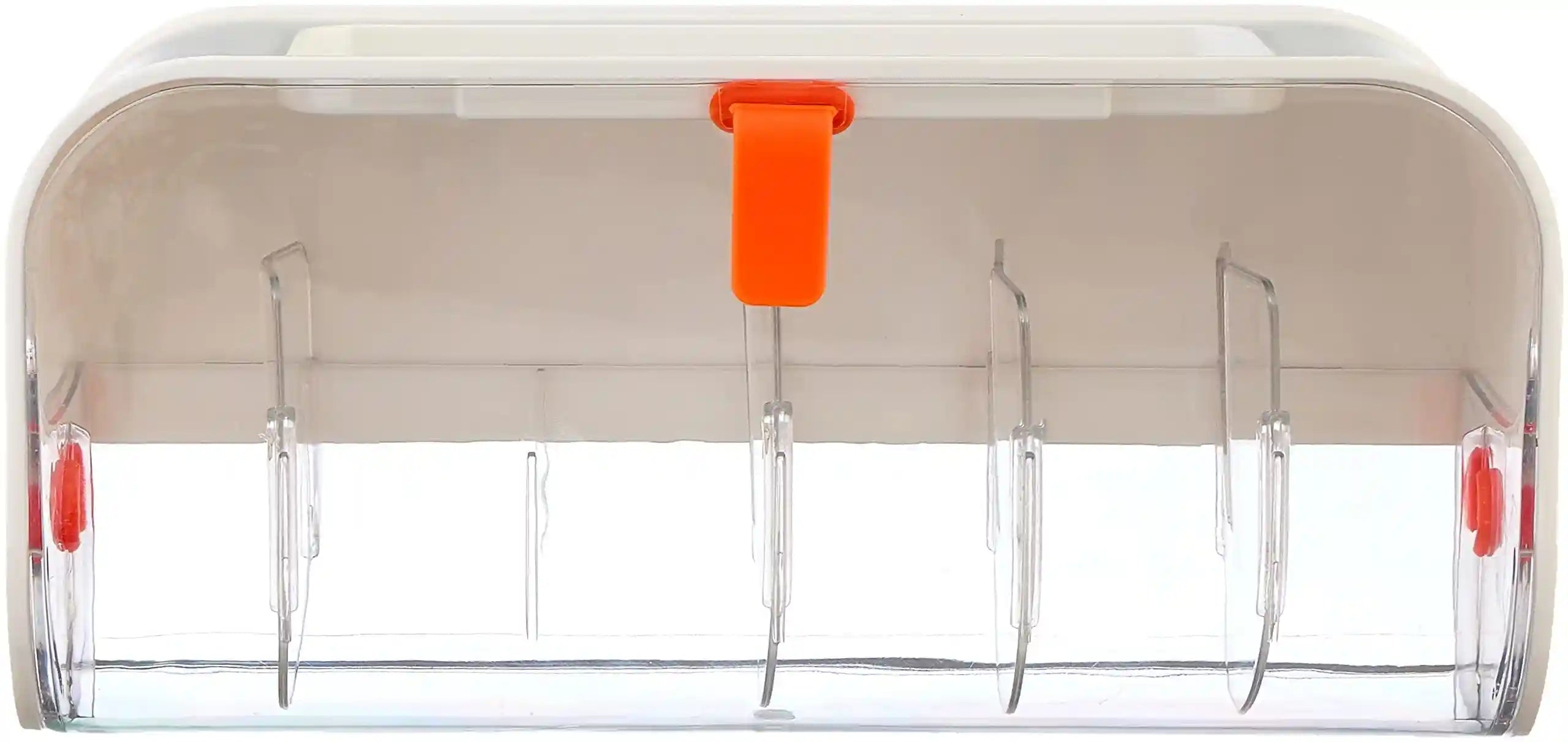 Acrylic Wall-Mounted Underwear Organizer Box - Clear White - Safqqa Egypt